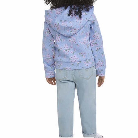 Levi's Purple Girls Activewear match. set Hoodie T-shirt Jeans Set, size 18M - Picture 2 of 12